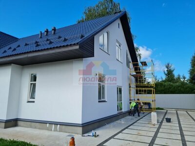 Гатчина 2 реконструкция реконструкция дома ИЖС отделка фасада